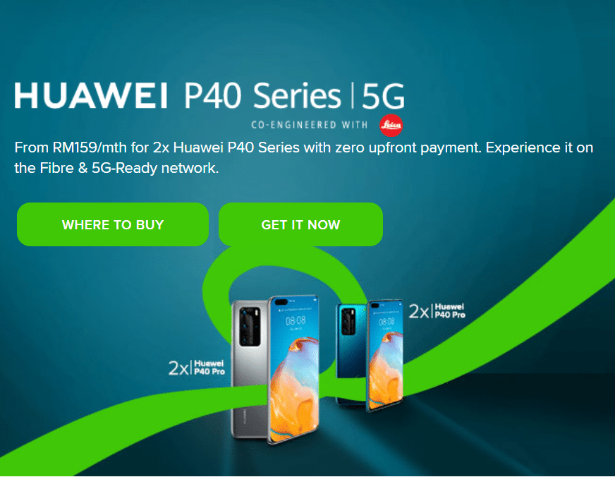 HUAWEI P40 bundled plan is now available in Maxis ...